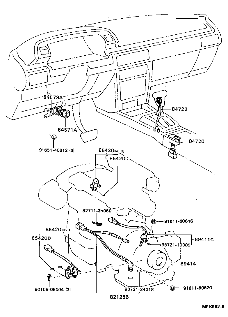 89530-32370 COMPUTER ASSY, TRANSMISSION CONTROL product image