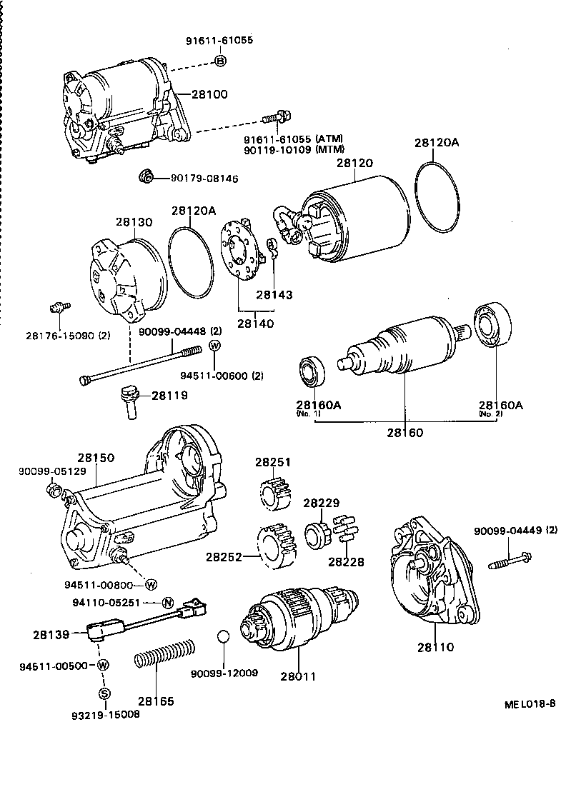 28139-64110 WIRE, LEAD, NO.1(FOR STARTER) product image