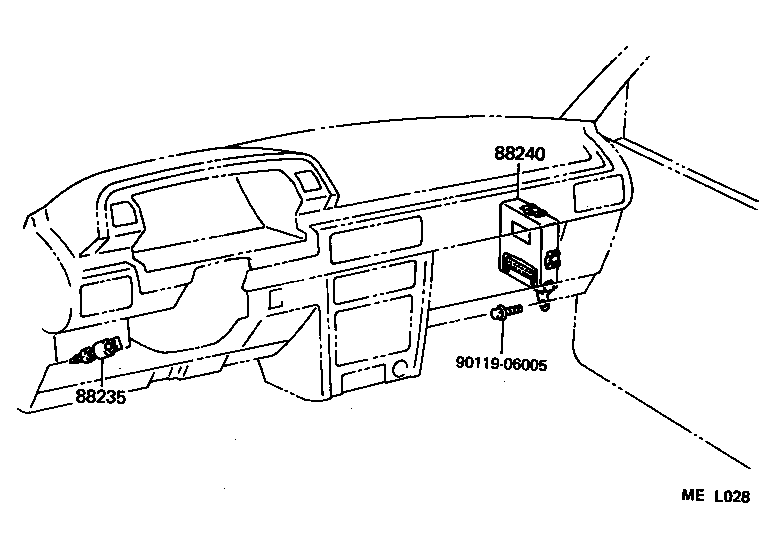 90447-08047 HOSE, CRUISE CONTROL VACUUM product image