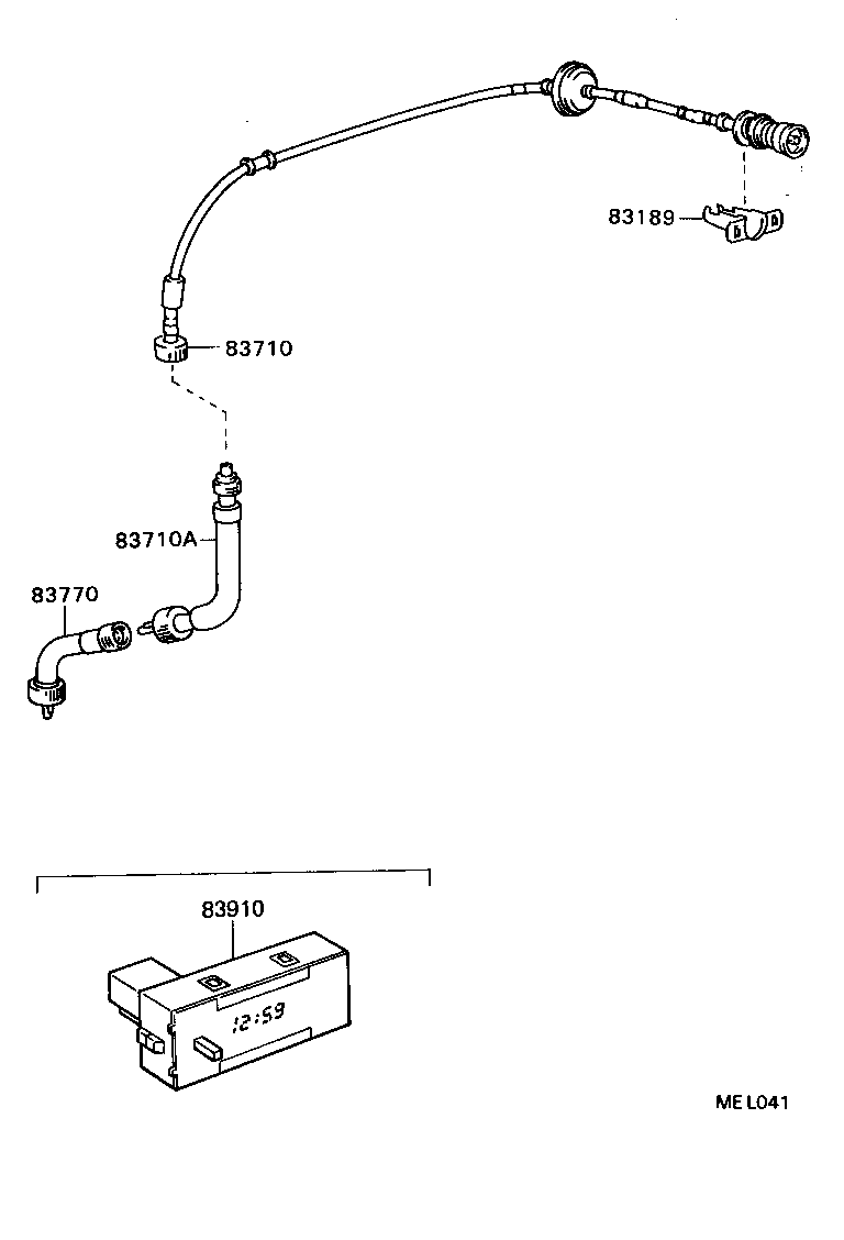 83132-32800 CASE, COMBINATION METER product image