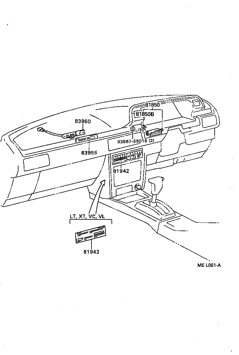 81850-32091 LAMP ASSY, INDICATOR product image