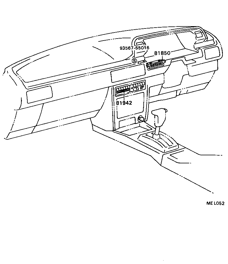 81942-32070 SHEET, HEATER CONTROL NAME product image