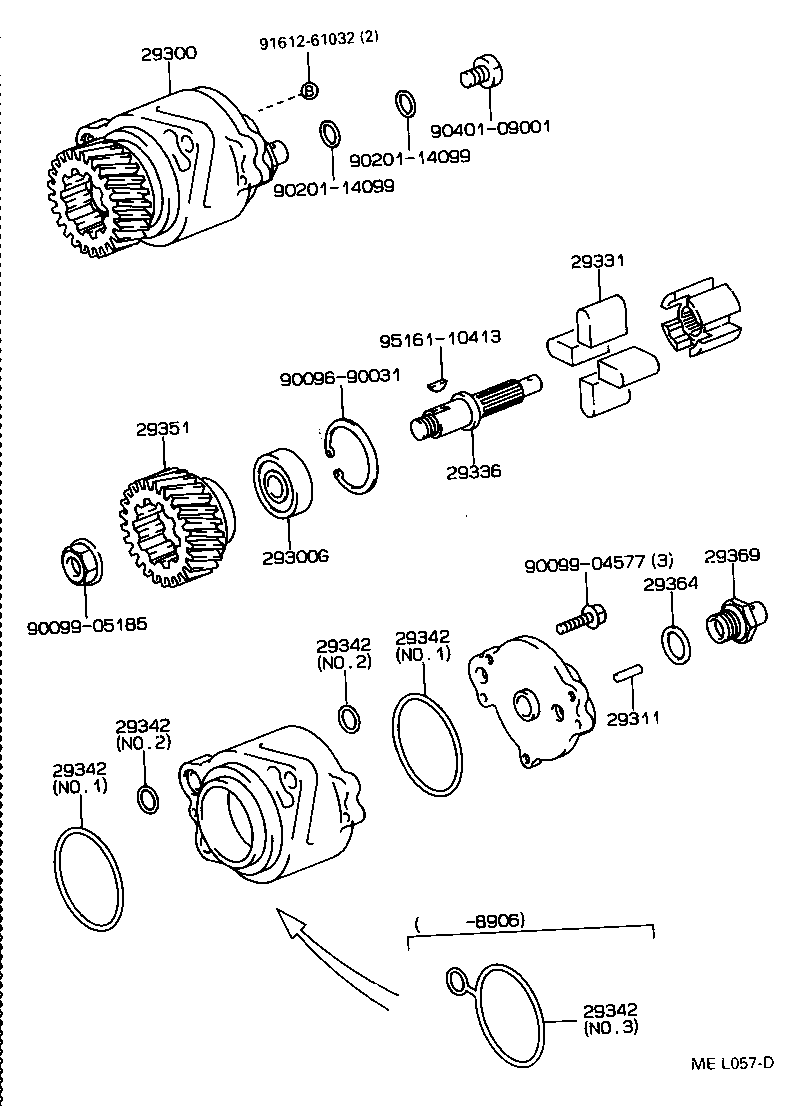 29342-58020 PACKING, VACUUM PUMP product image
