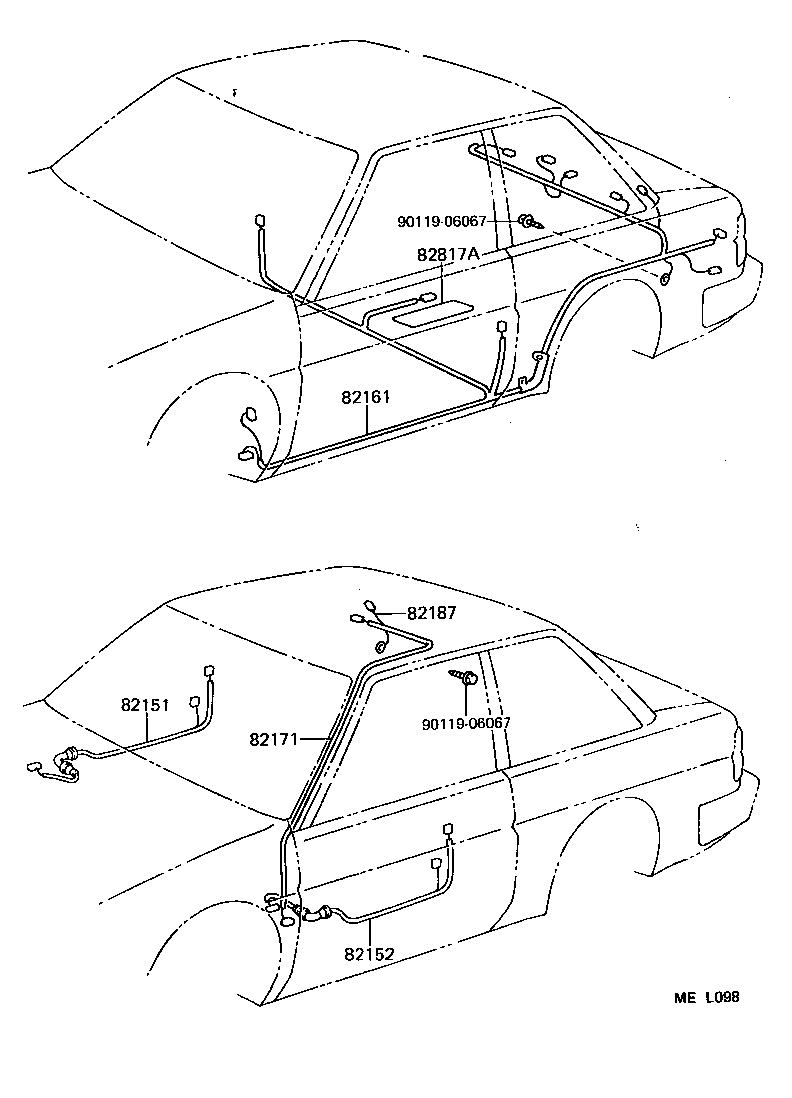 82121-16490 WIRE, ENGINE product image