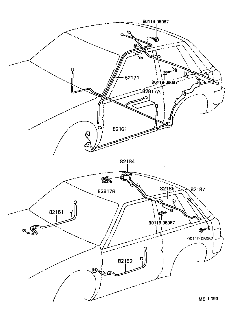 82121-16490 WIRE, ENGINE product image