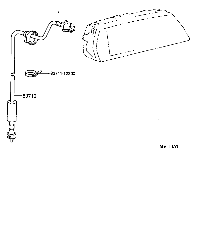 83243-16810 GAGE ASSY, FUEL RECEIVER product image