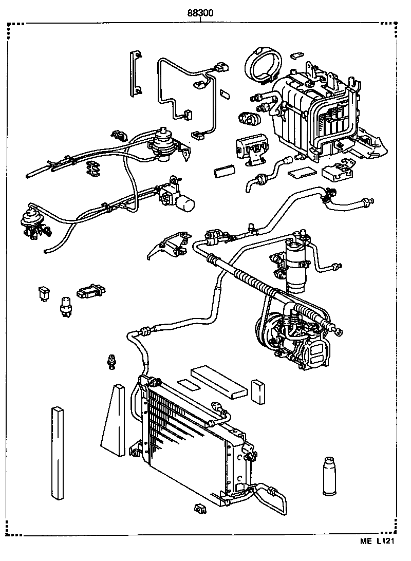 88300-16793 COOLER & ACCESSORY ASSY product image