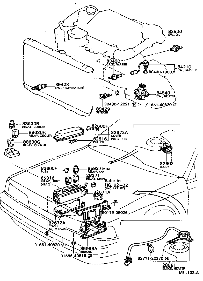 84140-32110 SWITCH ASSY, HEADLAMP DIMMER product image