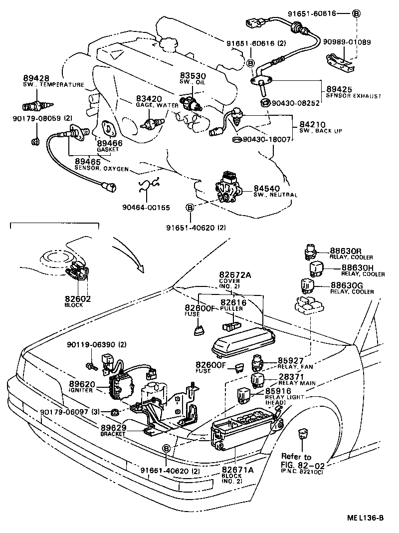 84140-32110 SWITCH ASSY, HEADLAMP DIMMER product image