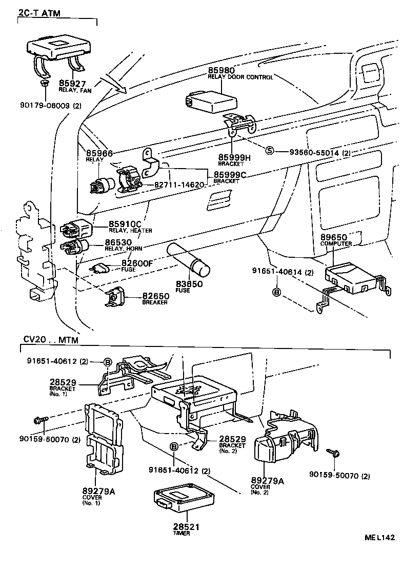 84140-32110 SWITCH ASSY, HEADLAMP DIMMER product image