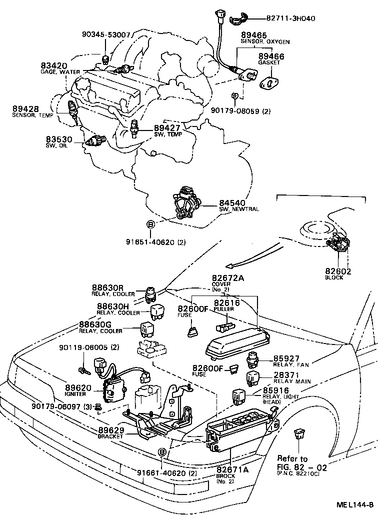 82672-32150 COVER, JUNCTION BLOCK product image