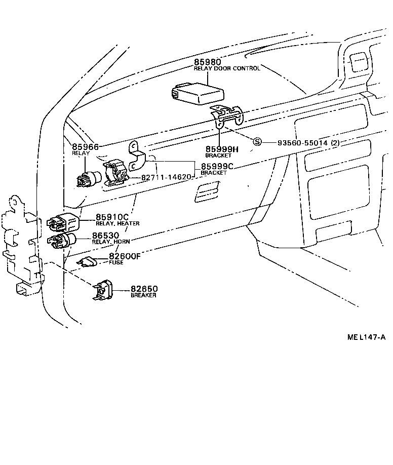 82672-32150 COVER, JUNCTION BLOCK product image