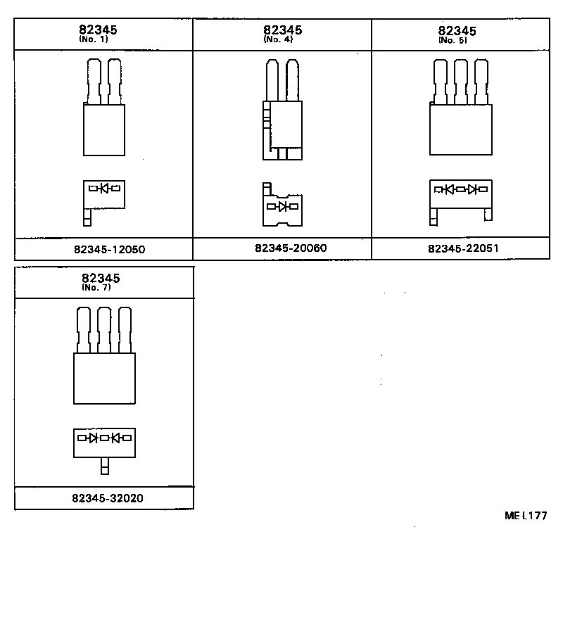 82151-32680 WIRE, FRONT DOOR, RH product image
