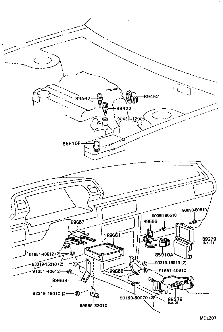 89420-32020 SENSOR ASSY, VACUUM (FOR E.F.I.) product image