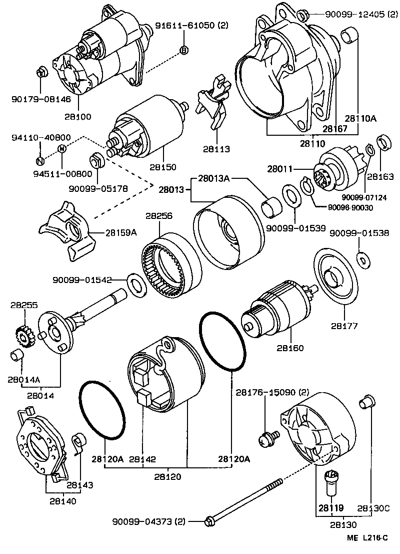 28110-46080 HOUSING ASSY, STARTER DRIVE product image