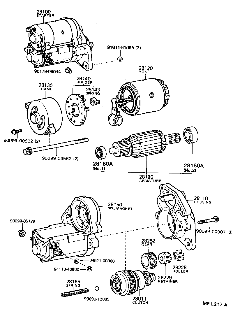 28110-46080 HOUSING ASSY, STARTER DRIVE product image