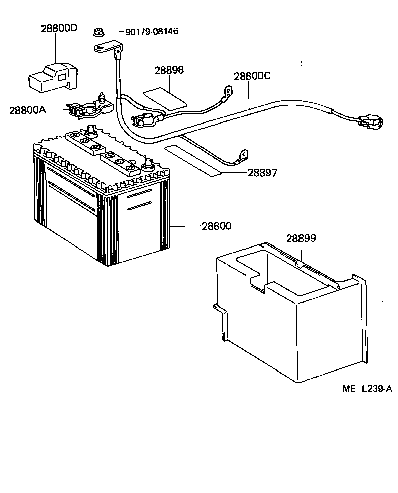 Toyota 28800-42130 BATTERY