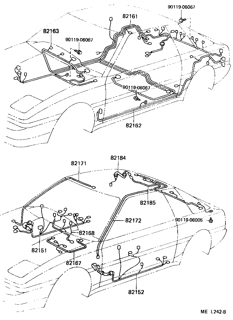 82121-14680 WIRE, ENGINE product image