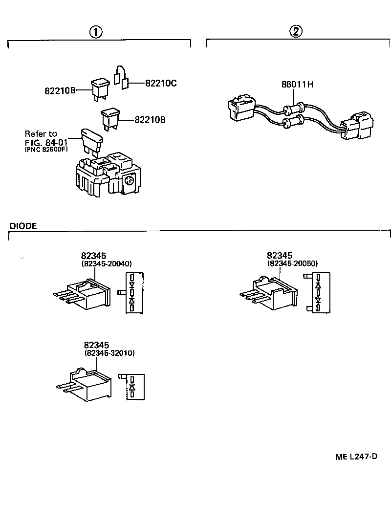 82121-14751 WIRE, ENGINE product image