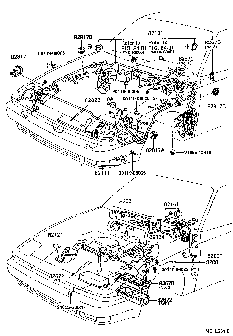 Toyota 82152-14381 WIRE, FRONT DOOR, LH