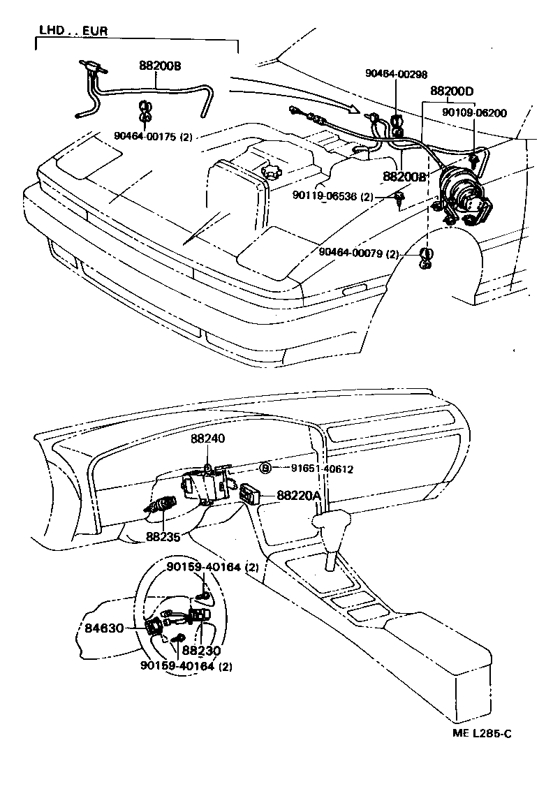 88200-14170 ACTUATOR ASSY, CRUISE CONTROL product image