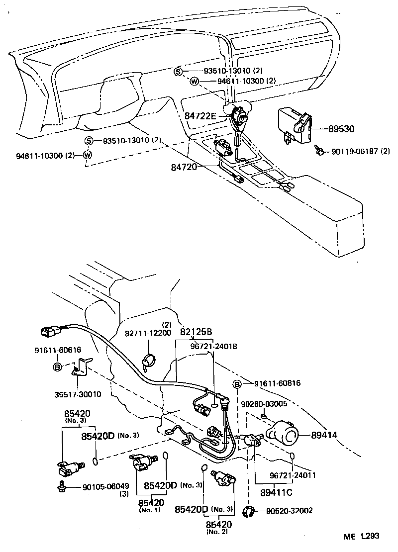 89530-14380 COMPUTER ASSY, TRANSMISSION CONTROL product image