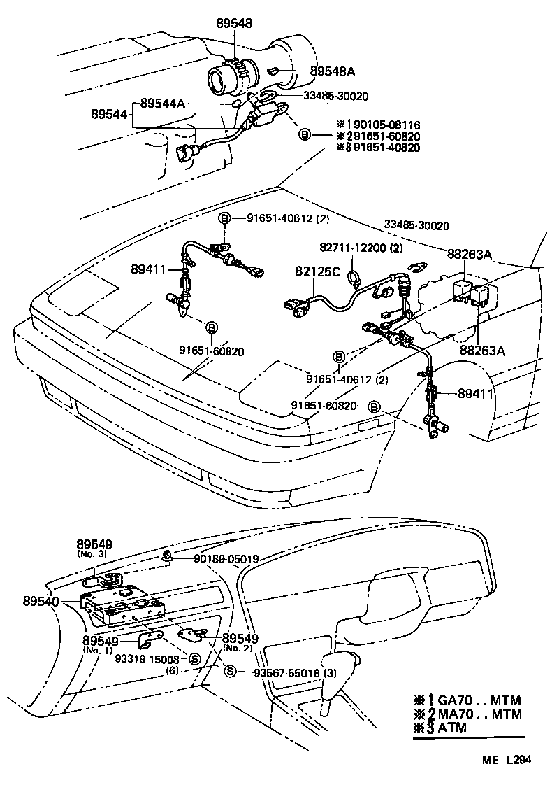 89541-14030 COMPUTER ASSY, SKID CONTROL product image
