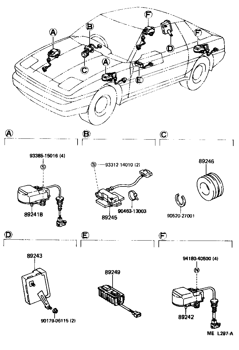 89241-14010 ACTUATOR, ABSORBER CONTROL product image