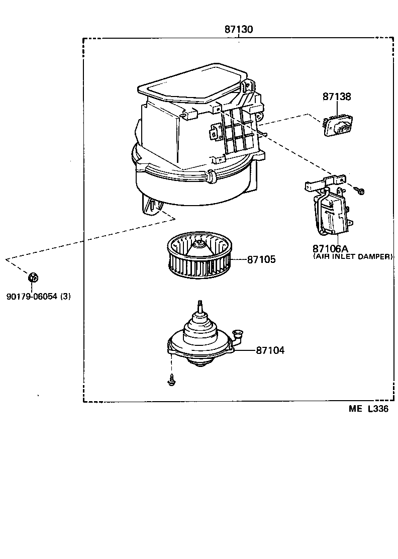 87138-14100 RESISTOR, HEATER BLOWER product image