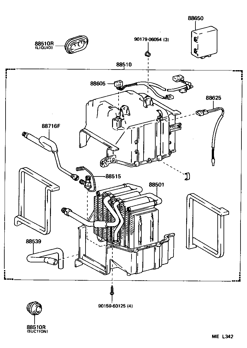88515-14070 VALVE, COOLER EXPANSION product image