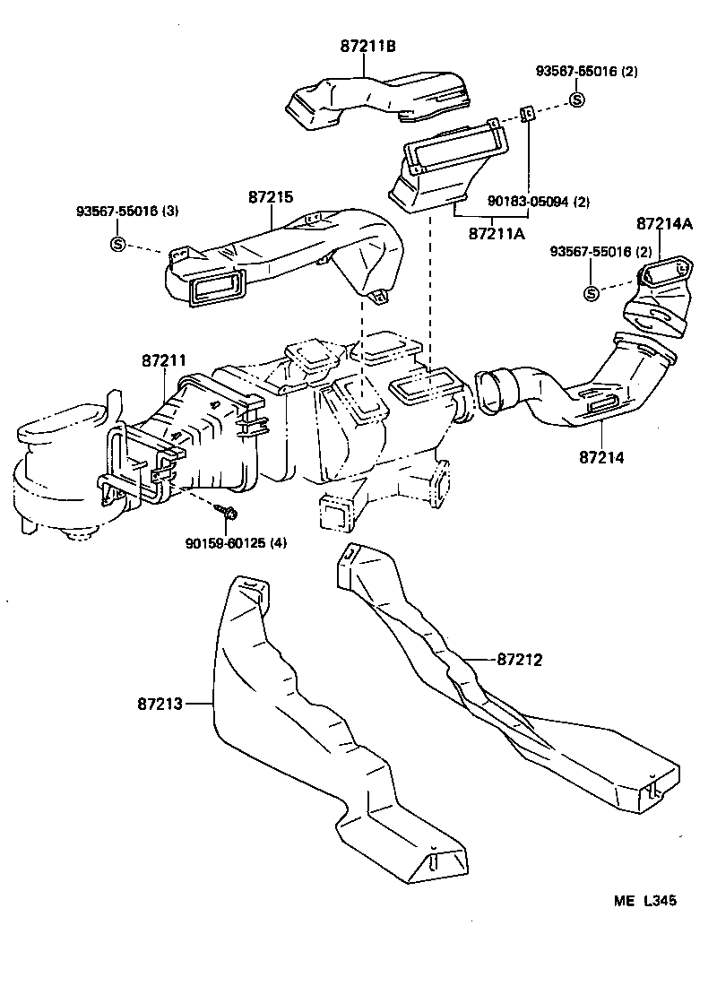 55900-14490 CONTROL ASSY, HEATER OR BOOST VENTILATOR product image