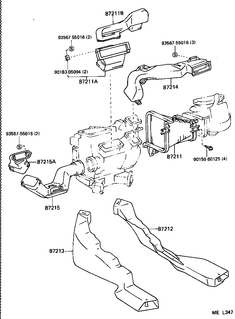 55900-14490 CONTROL ASSY, HEATER OR BOOST VENTILATOR product image