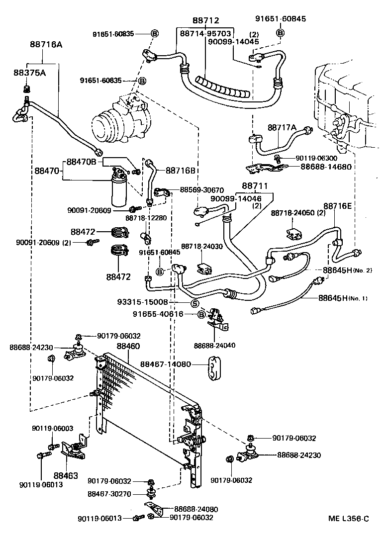 88453-24010 FAN, COOLING (FOR CONDENSER) product image