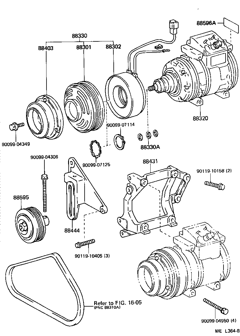 88320-14523 COMPRESSOR ASSY, COOLER product image