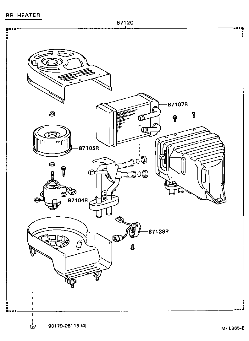87110-95451 HEATER ASSY product image