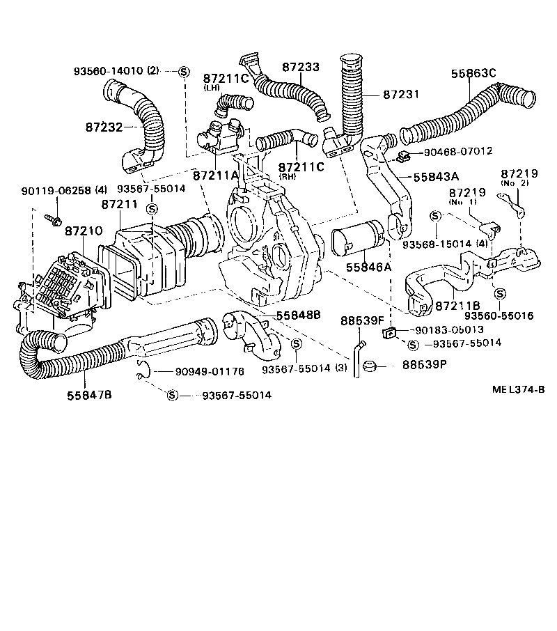 55910-36080 CONTROL ASSY, HEATER OR BOOST VENTILATOR product image