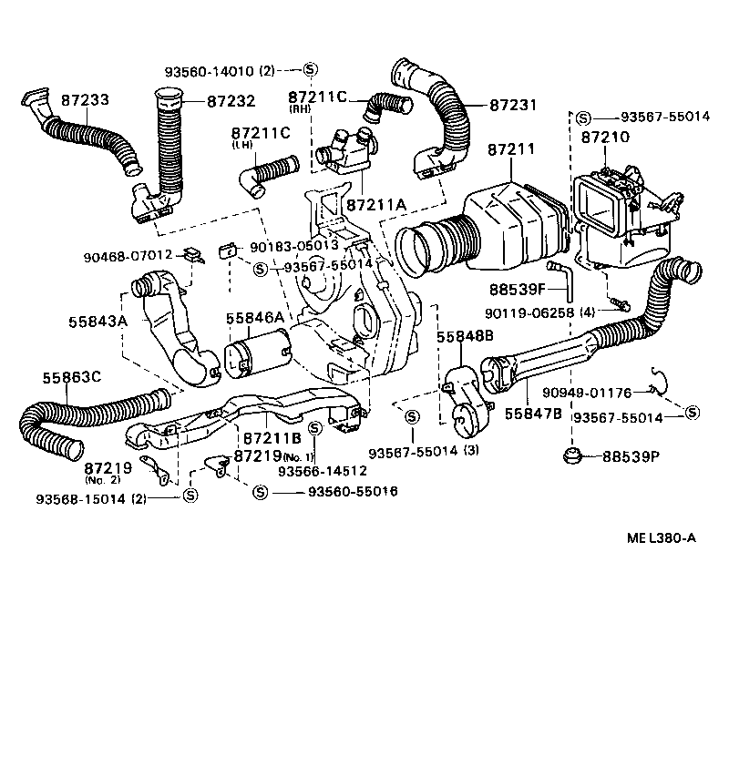 55907-36040 CABLE SUB-ASSY, WATER VALVE CONTROL product image