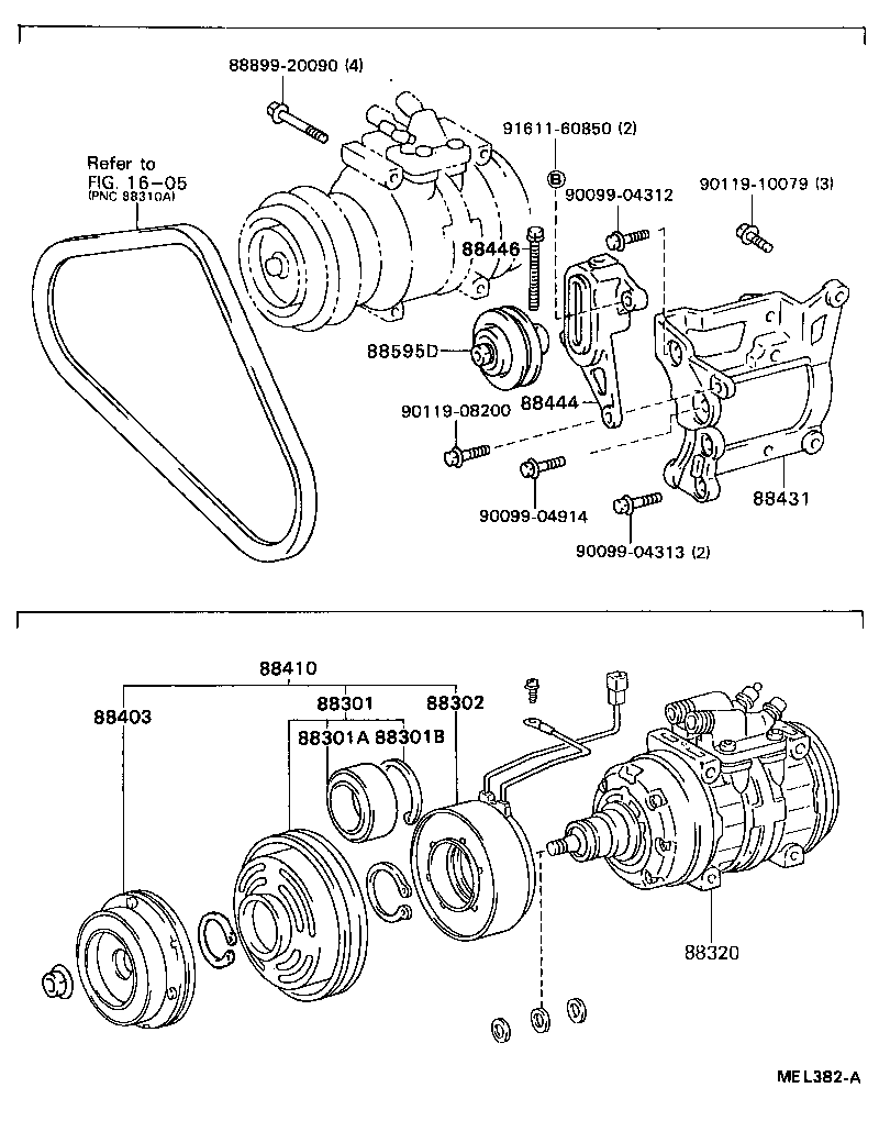 88320-36280 COMPRESSOR ASSY, COOLER product image