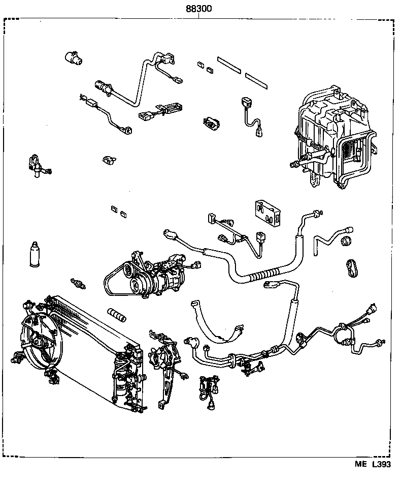 88300-1J340 COOLER & ACCESSORY ASSY product image