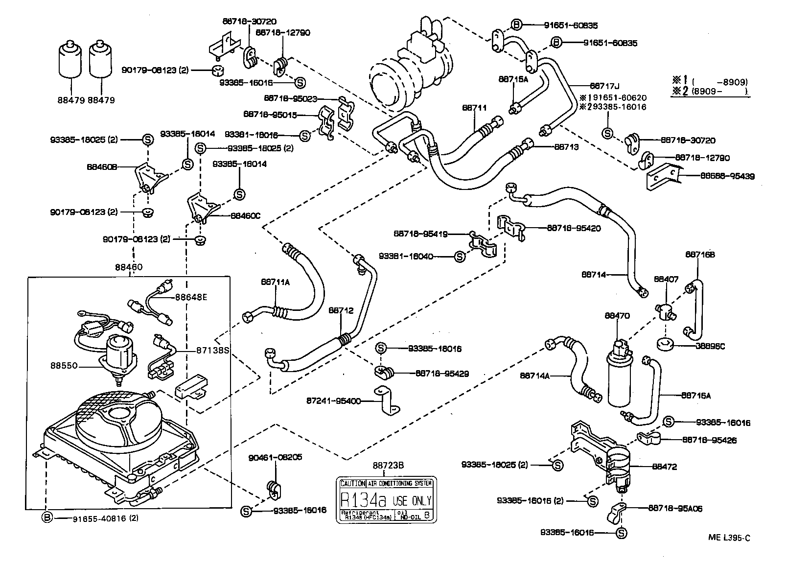88715-37010 PIPE, COOLER REFRIGERANT DISCHARGE, A product image
