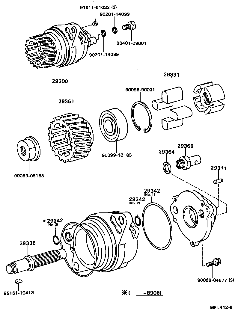 29300-58010 PUMP ASSY, VACUUM product image
