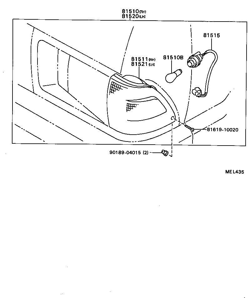 81510-87014 LAMP ASSY, FRONT TURN SIGNAL, RH product image