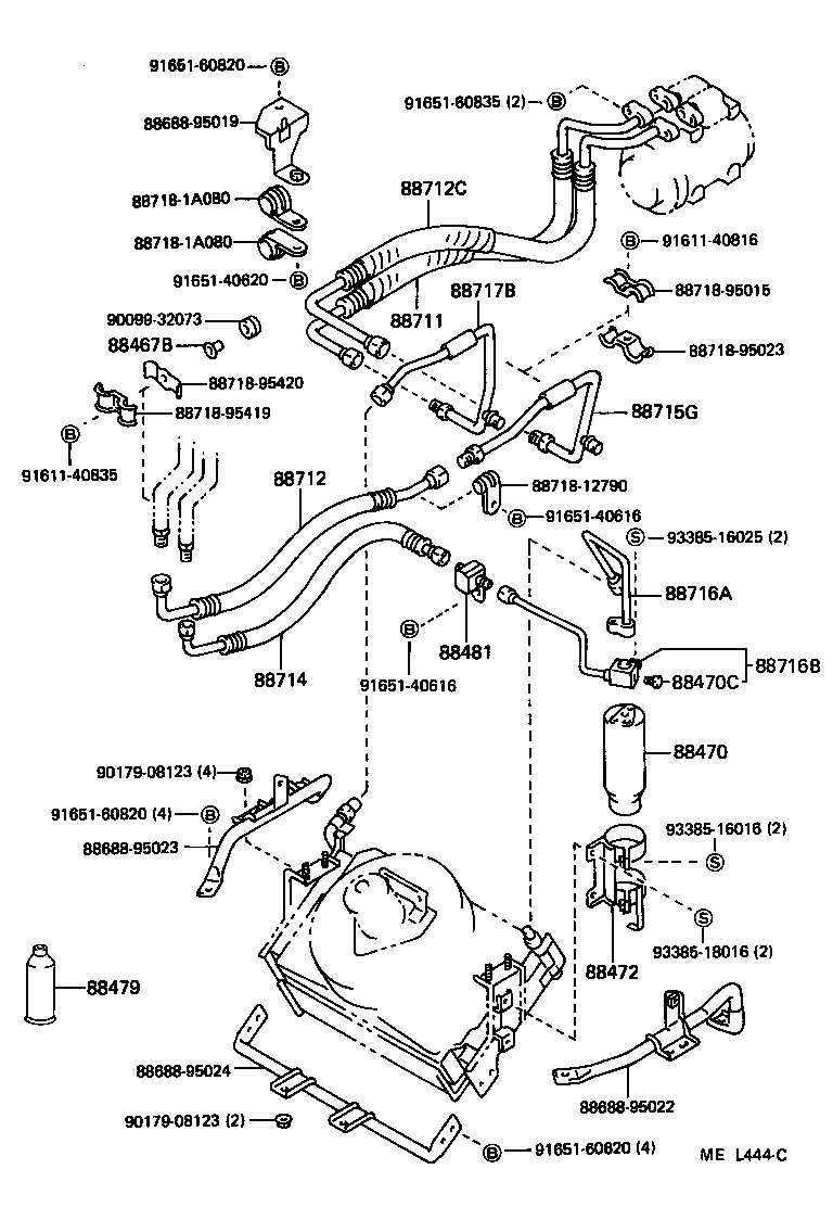 88715-25070 TUBE, DISCHARGE, G product image