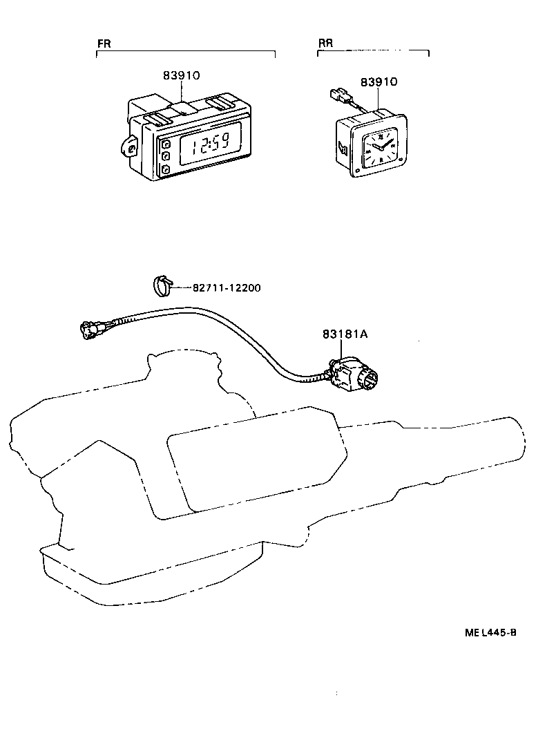 83131-40030 DIAL, METER, NO.1 product image