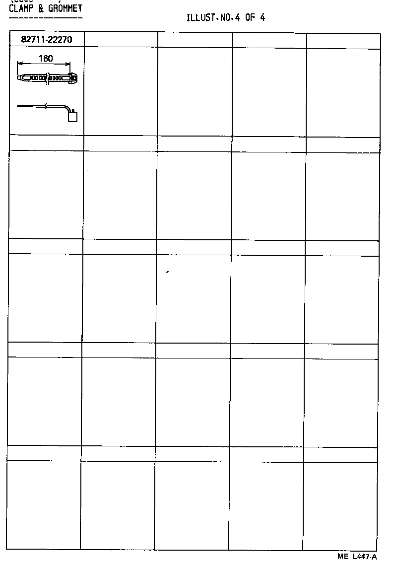 82163-90A23 WIRE, FLOOR, NO.3 product image