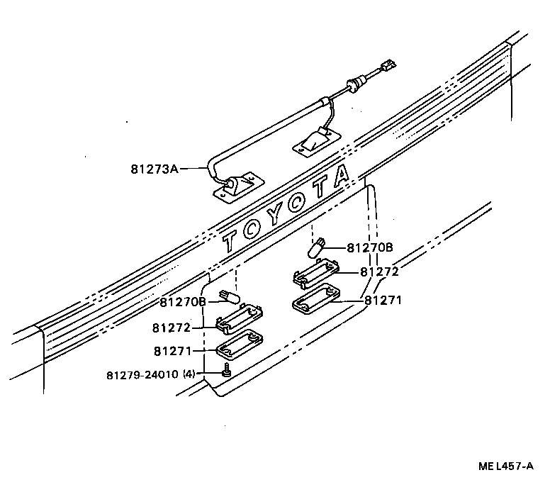 81270-87014 LAMP ASSY, LICENSE PLATE product image