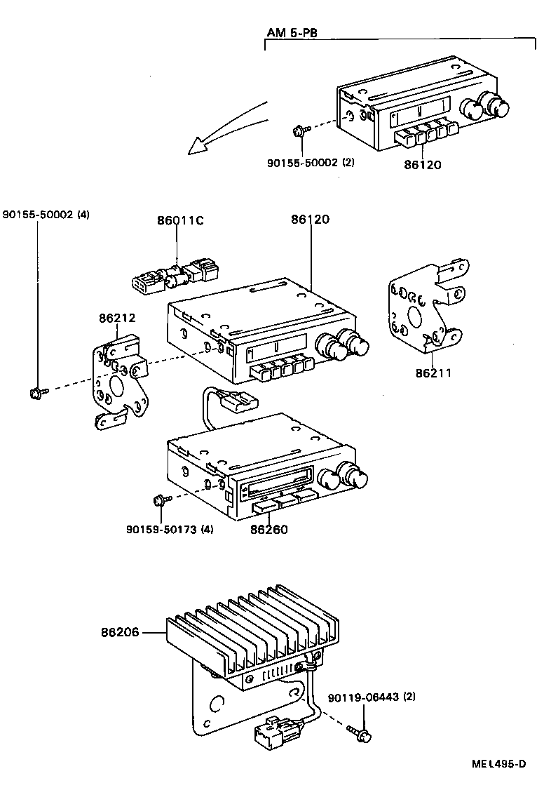 86206-37010 CONVERTER SUB-ASSY, VOLTAGE product image
