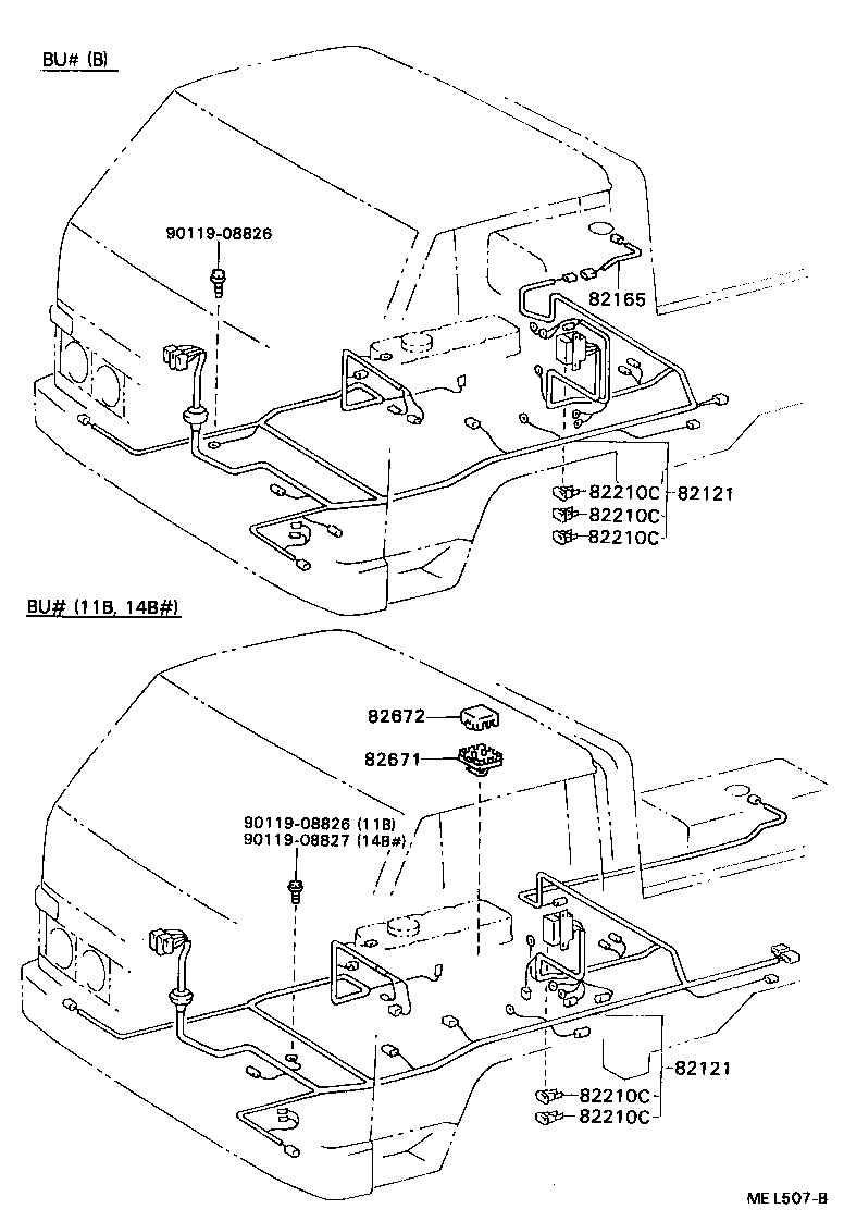 82151-37041 WIRE, FRONT DOOR, RH product image