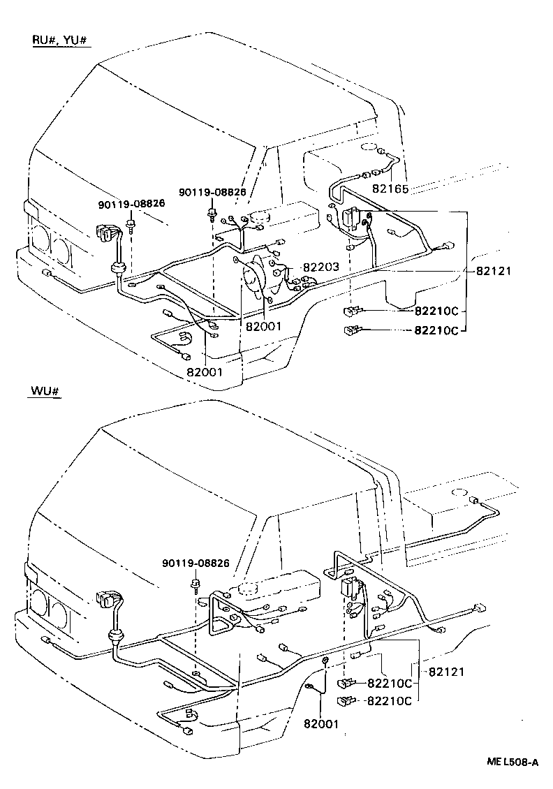 82151-37041 WIRE, FRONT DOOR, RH product image