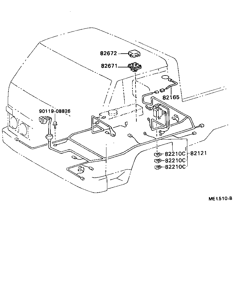 82164-37031 WIRE, FRAME product image